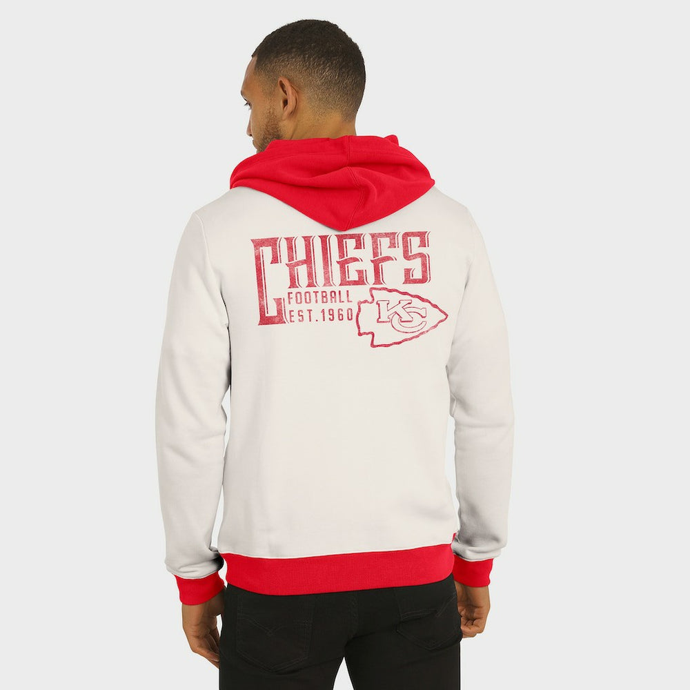 Darius Rucker Collection Distressed Graphics Full-Zip Hoodie - Kansas City Chiefs Hoodies