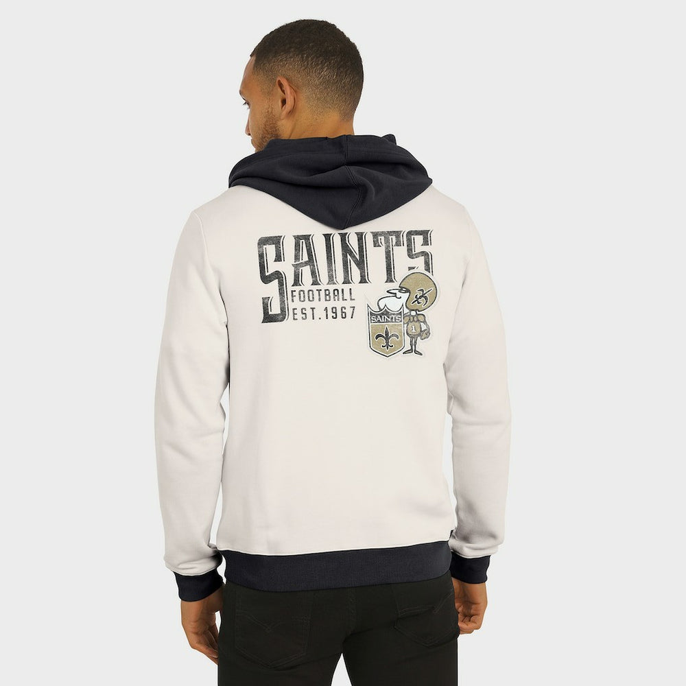 Darius Rucker Collection Distressed Graphics Full-Zip Hoodie - New Orleans Saints Hoodies