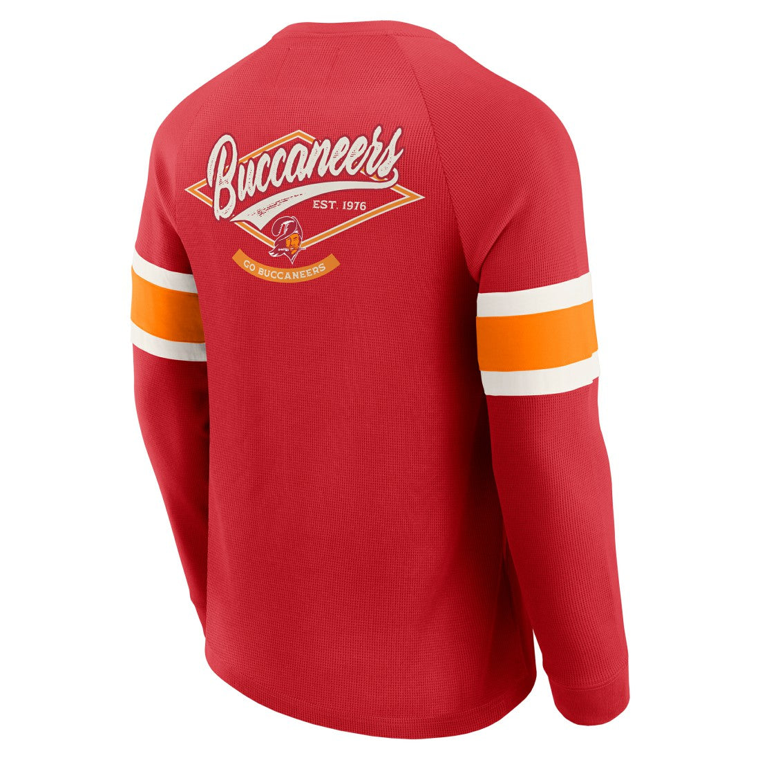 Darius Rucker Collection Waffle-Knit Raglan Long Sleeve Henley T-Shirt - Tampa Bay Buccaneers T-shirts