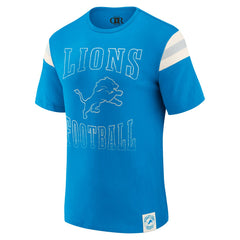 Darius Rucker Collection Football Stripe Sleeve T-Shirt - Detroit Lions T-shirts