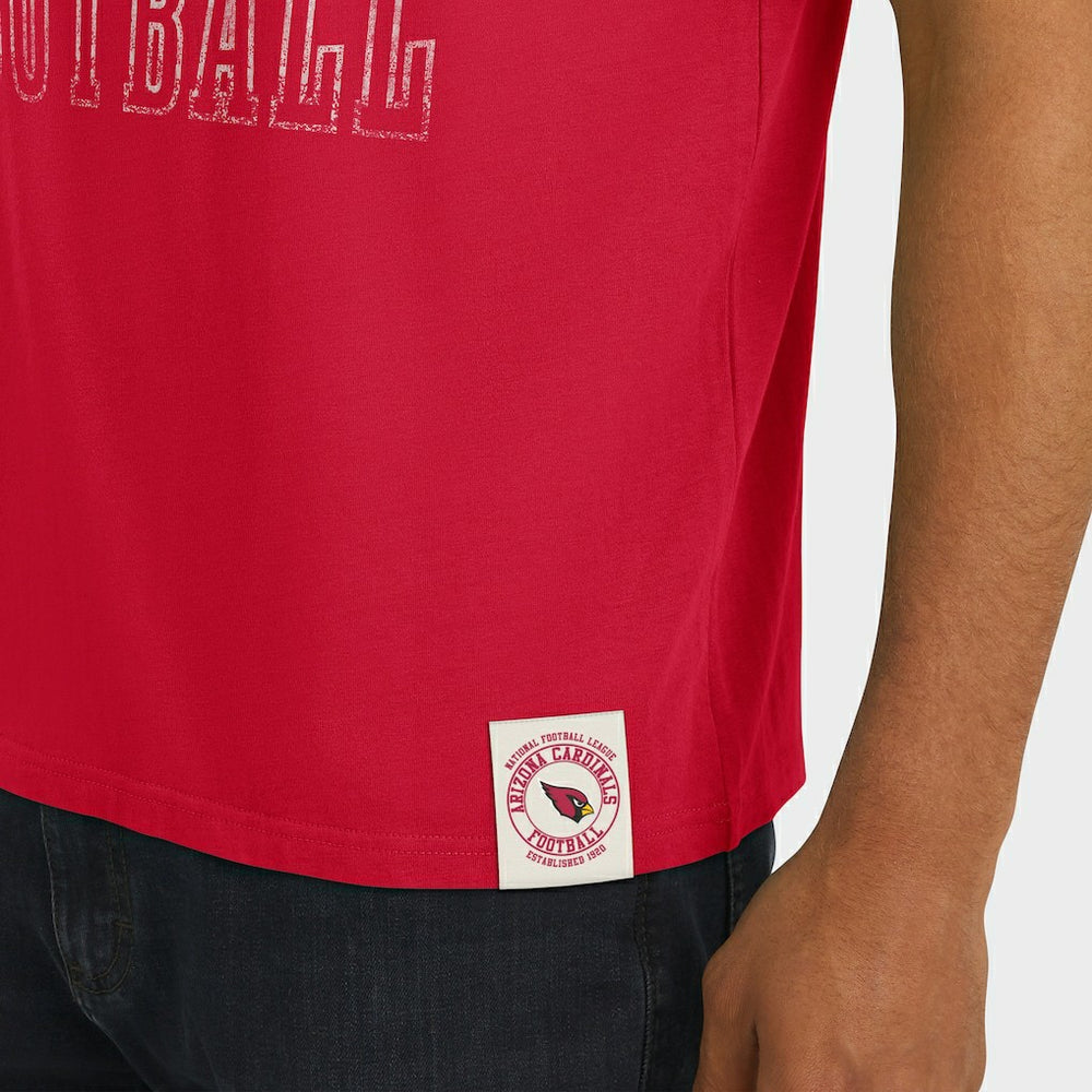Darius Rucker Collection Football Stripe Sleeve T-Shirt - Arizona Cardinals T-shirts