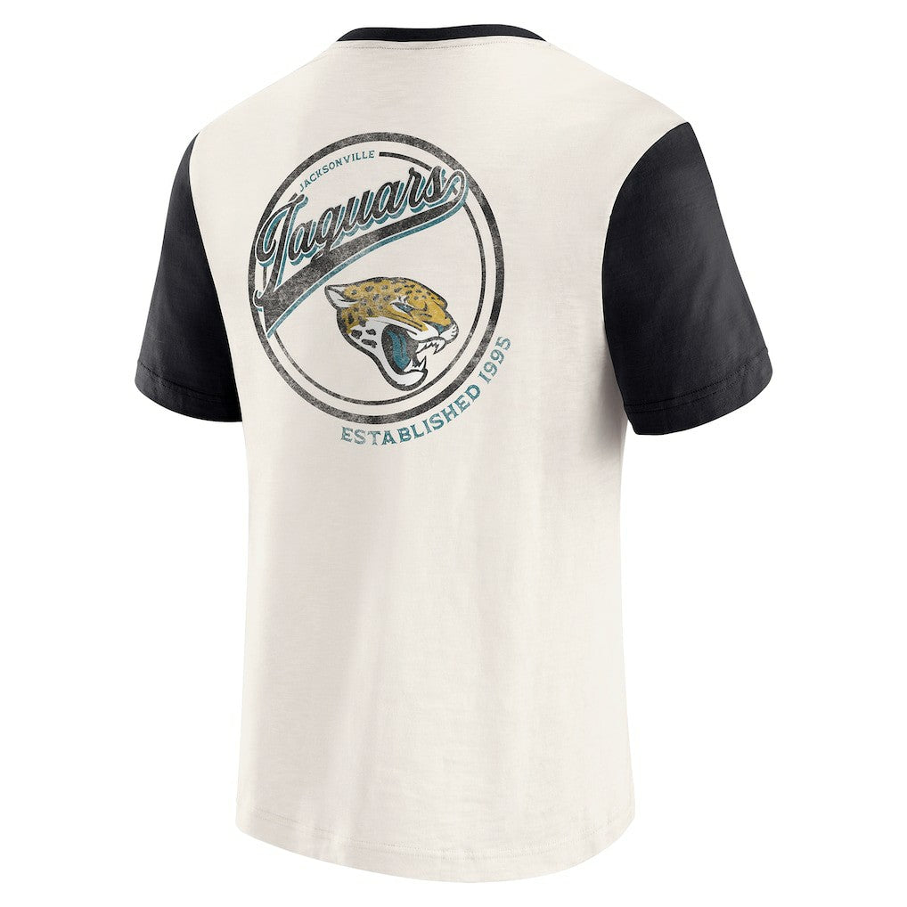Darius Rucker Collection Henley Colorblock Slub Pocket T-Shirt - Jacksonville Jaguars T-shirts