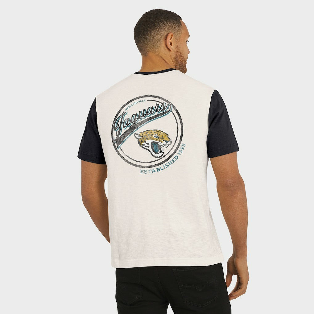 Darius Rucker Collection Henley Colorblock Slub Pocket T-Shirt - Jacksonville Jaguars T-shirts