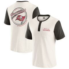 Darius Rucker Collection Henley Colorblock Slub Pocket T-Shirt - Tampa Bay Buccaneers T-shirts