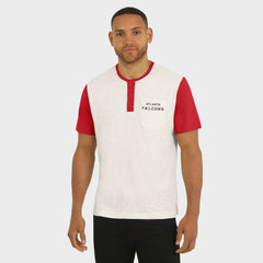 Darius Rucker Collection Henley Colorblock Slub Pocket T-Shirt - Atlanta Falcons T-shirts