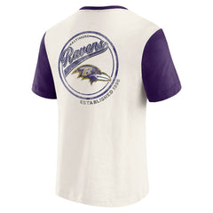 Darius Rucker Collection Henley Colorblock Slub Pocket T-Shirt - Baltimore Ravens T-shirts