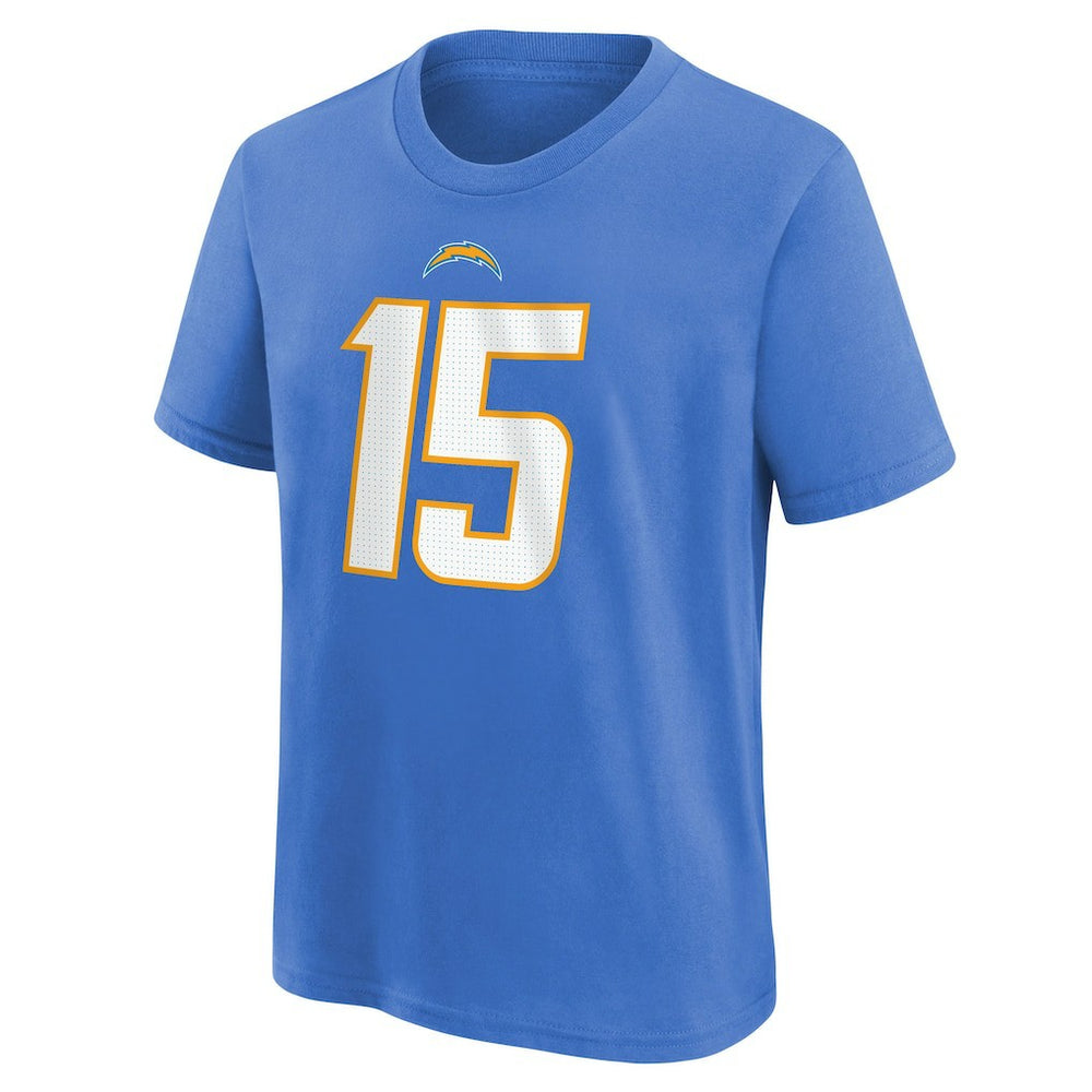 Ladd McConkey  Youth Player Name & Number T-Shirt - Los Angeles Chargers T-shirts