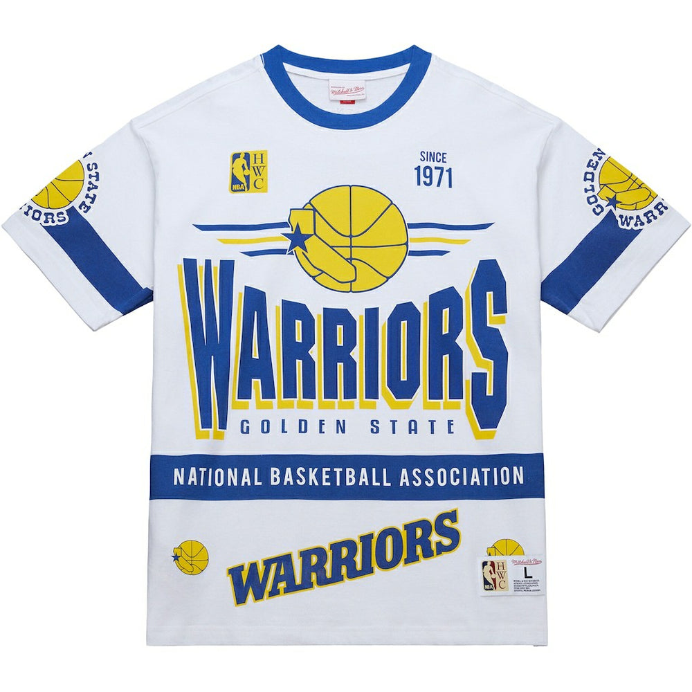 Mitchell & Ness Golden State Warriors Unisex Hardwood Classics Vintage Team Origins Premium T-Shirt sale