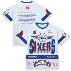 Mitchell & Ness Philadelphia 76ers Unisex Hardwood Classics Vintage Team Origins Premium T-Shirt
