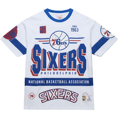 Mitchell & Ness Philadelphia 76ers Unisex Hardwood Classics Vintage Team Origins Premium T-Shirt