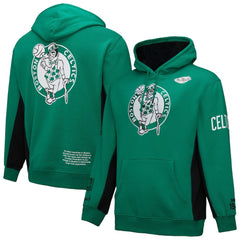 Mitchell & Ness Boston Celtics Hardwood Classics Team Origins Fleece Pullover Hoodie
