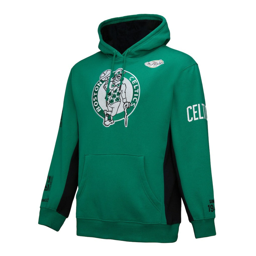 Mitchell & Ness Boston Celtics Hardwood Classics Team Origins Fleece Pullover Hoodie