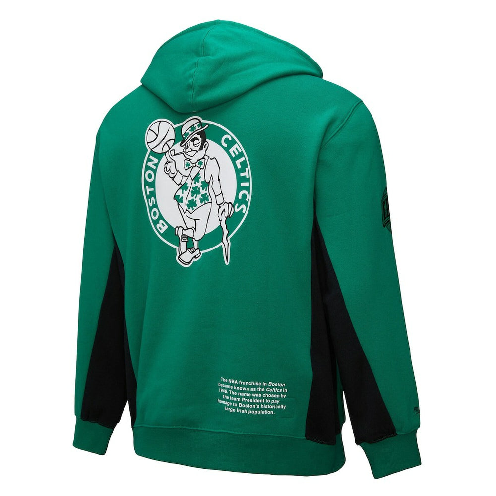 Mitchell & Ness Boston Celtics Hardwood Classics Team Origins Fleece Pullover Hoodie