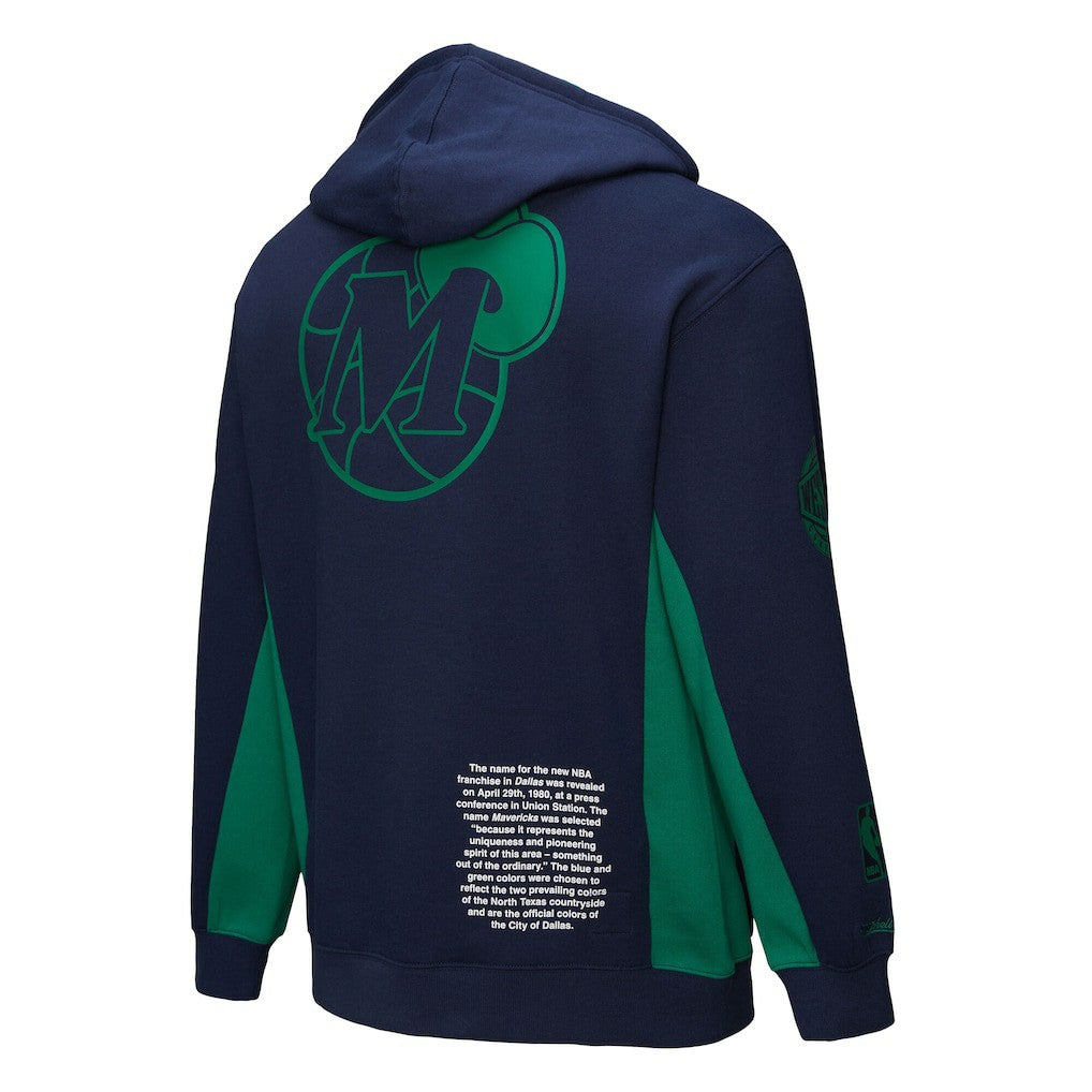 Mitchell & Ness Dallas Mavericks Hardwood Classics Team Origins Fleece Pullover Hoodie sale