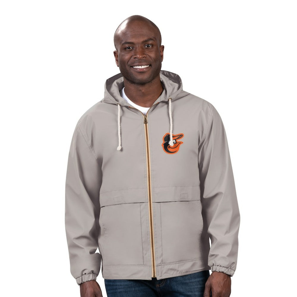 Gray Baltimore Orioles G-III Sports by Carl Banks Full-Zip Rain Jacket