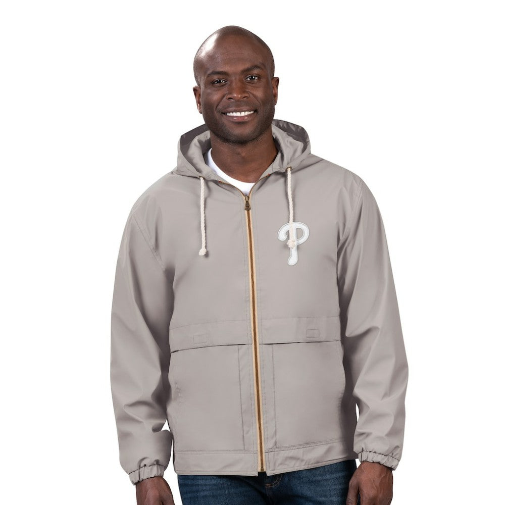 Gray Philadelphia Phillies G-III Sports by Carl Banks Full-Zip Rain Jacket