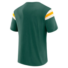 Green Athletics Darius Rucker Collection by Fanatics Distressed Sleeve Stripe T-Shirt