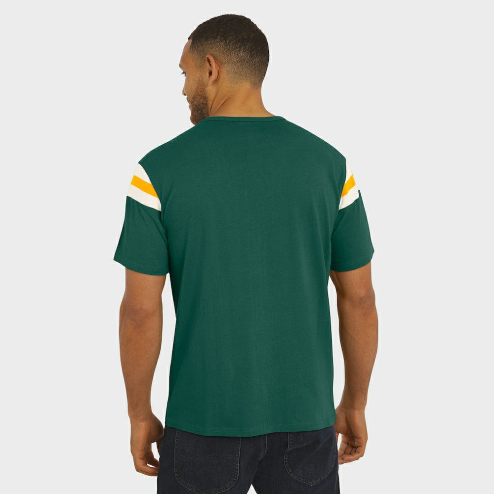 Green Athletics Darius Rucker Collection by Fanatics Distressed Sleeve Stripe T-Shirt