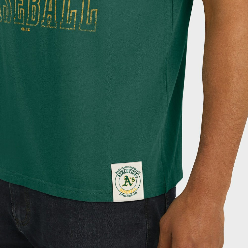 Green Athletics Darius Rucker Collection by Fanatics Distressed Sleeve Stripe T-Shirt
