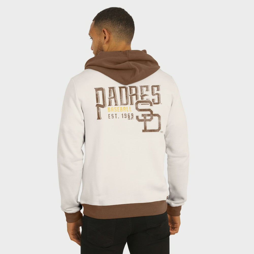 Cream San Diego Padres Darius Rucker Collection by Fanatics Men's Polar Fleece Full-Zip Hoodie