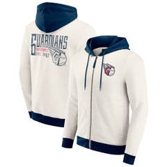 Cream Cleveland Guardians Darius Rucker Collection by Fanatics Men's Polar Fleece Full-Zip Hoodie