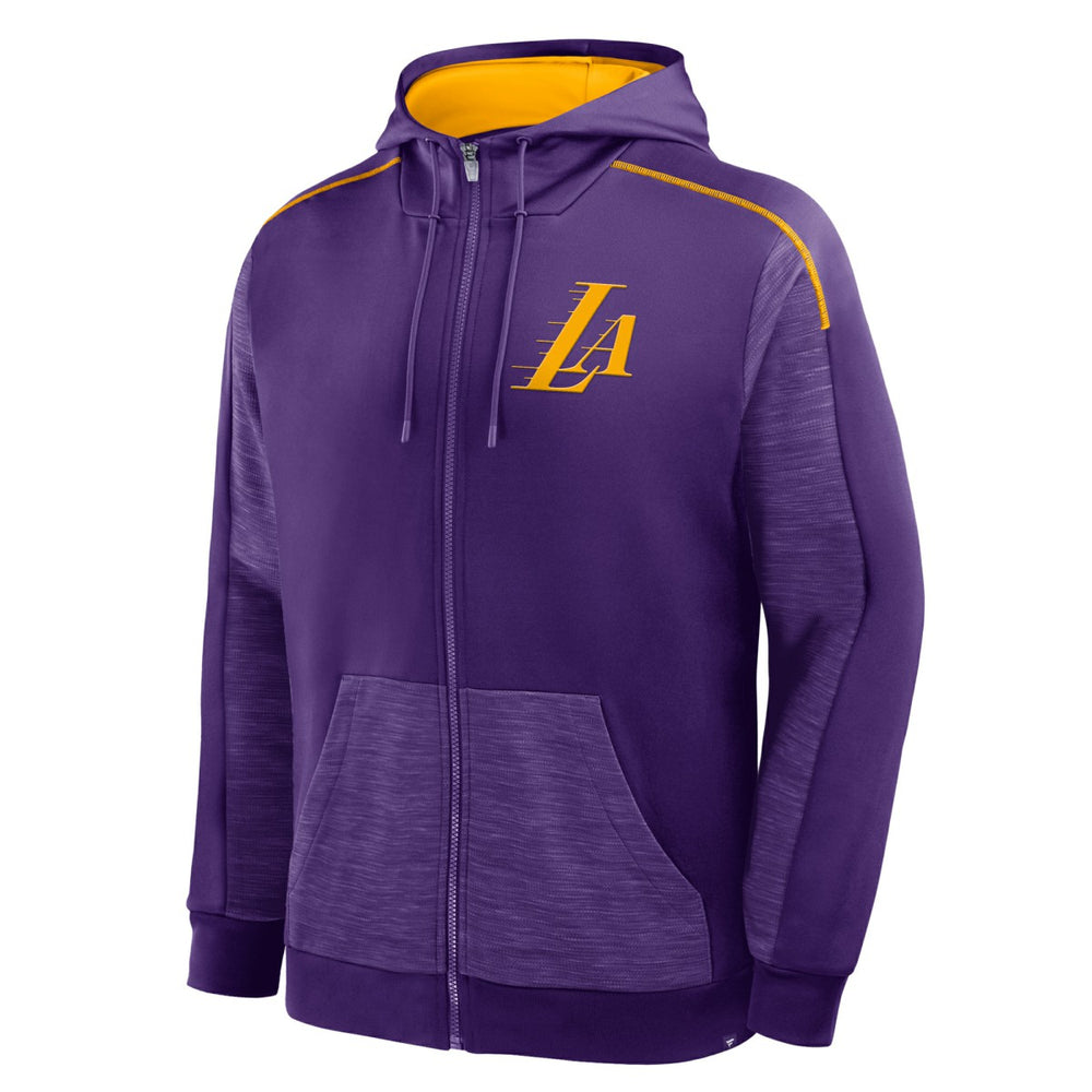 Fanatics Los Angeles Lakers Back Door Cut Play Defender Full-Zip Hoodie