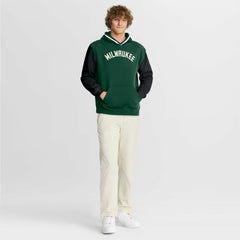 Fanatics Milwaukee Bucks Half Court Shot Clock Fastbreak Hoodie