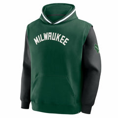 Fanatics Milwaukee Bucks Half Court Shot Clock Fastbreak Hoodie