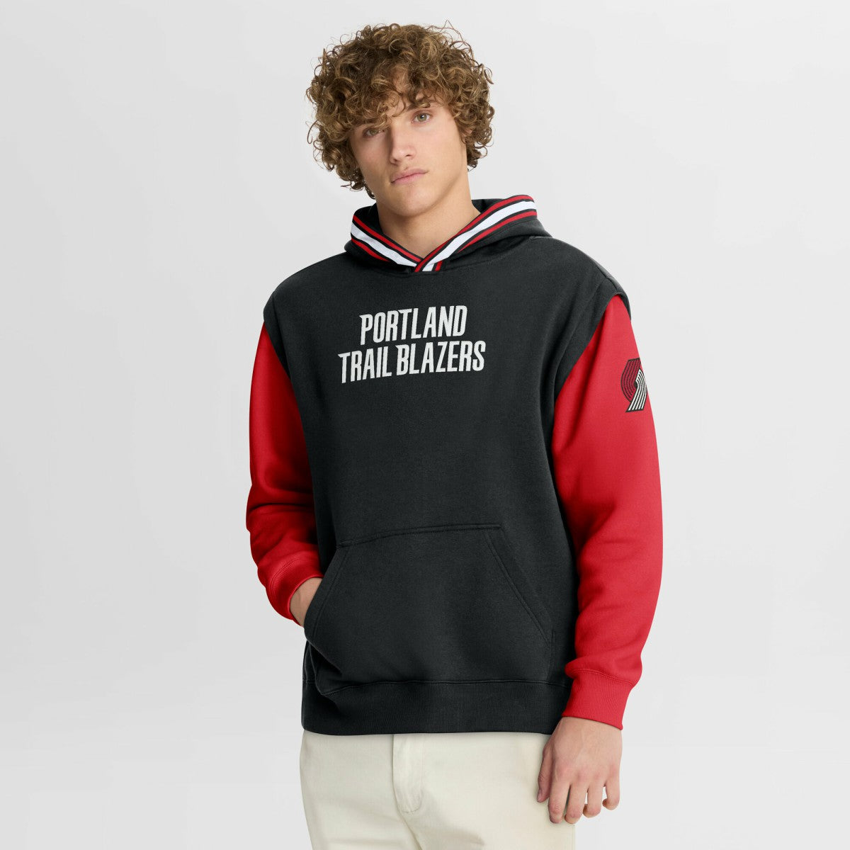 Fanatics Portland Trail Blazers Half Court Shot Clock Fastbreak Hoodie