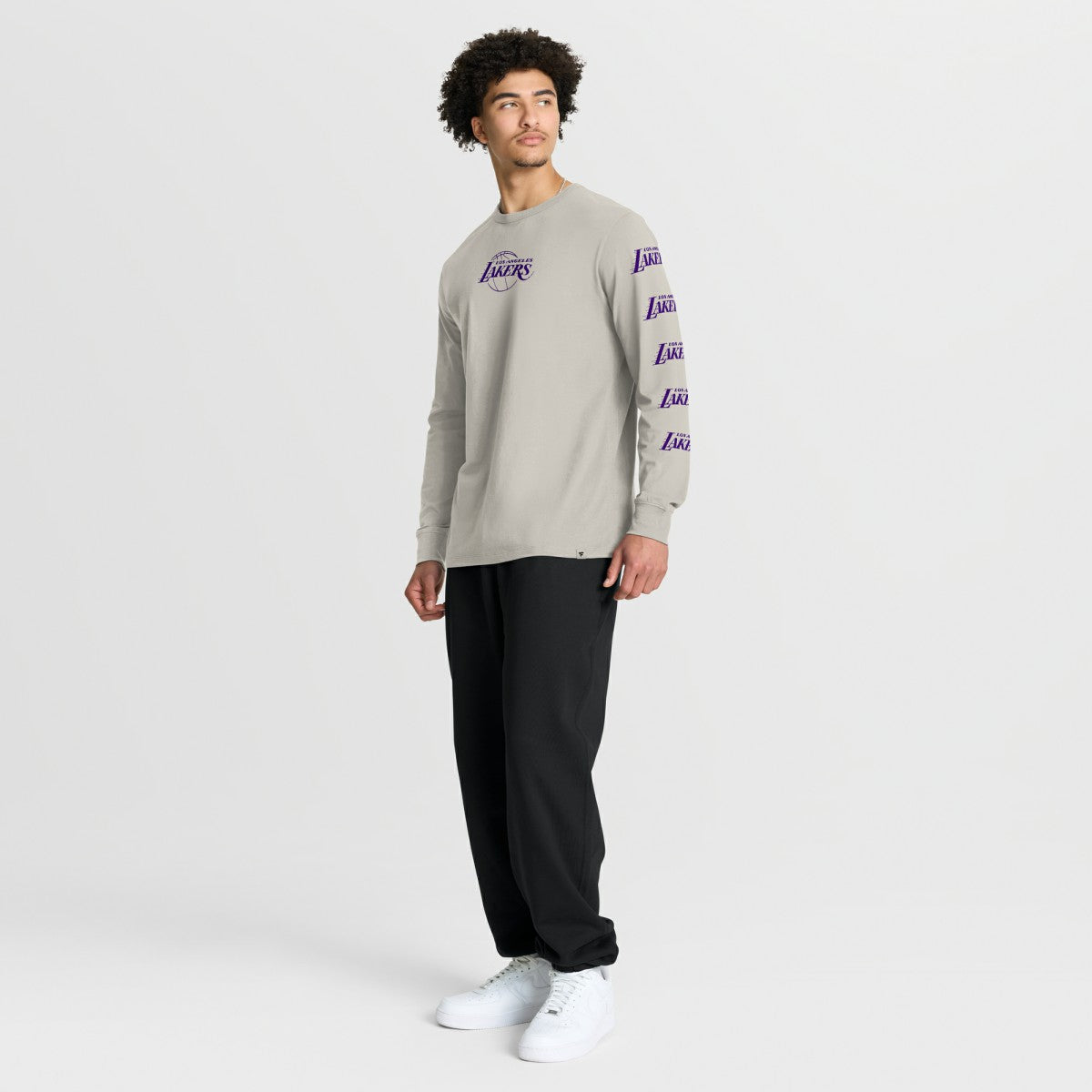 Fanatics Los Angeles Lakers Crossover Collection Ball Screen Action Premium Long Sleeve T-Shirt