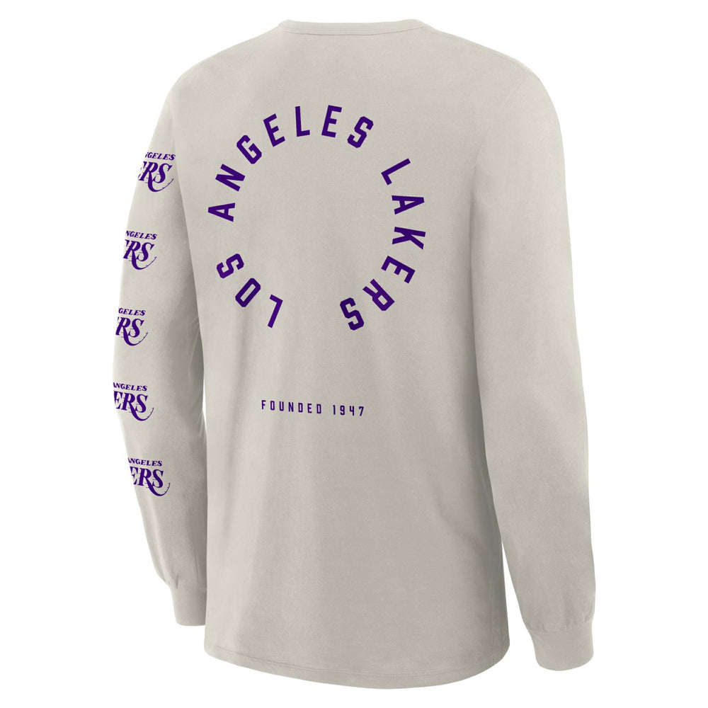 Fanatics Los Angeles Lakers Crossover Collection Ball Screen Action Premium Long Sleeve T-Shirt