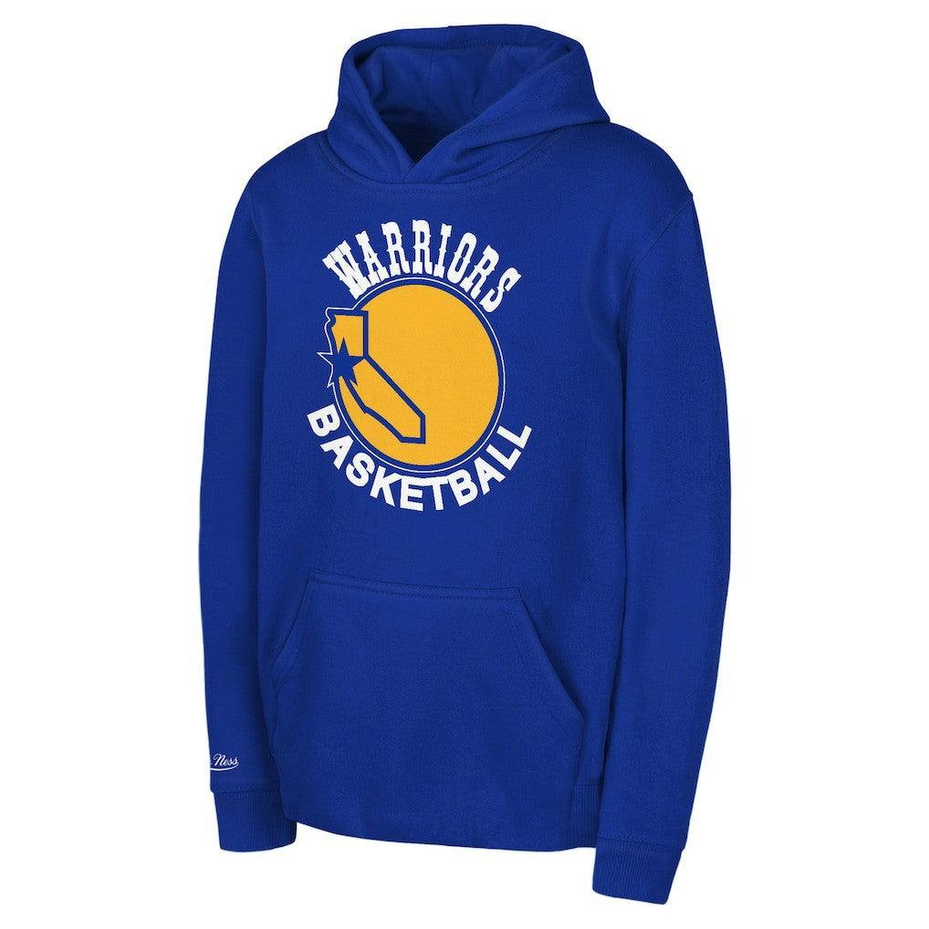Mitchell & Ness Golden State Warriors Preschool Retro Logo Pullover Hoodie sale