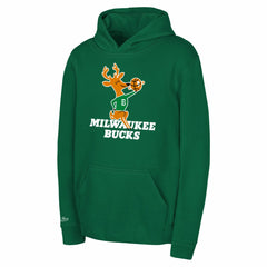 Mitchell & Ness Milwaukee Bucks Preschool Retro Logo Pullover Hoodie