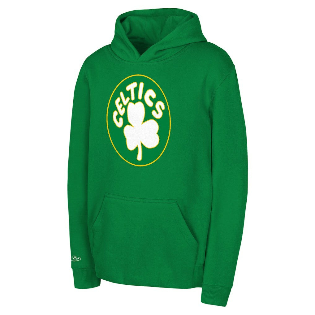 Mitchell & Ness Boston Celtics Preschool Retro Logo Pullover Hoodie