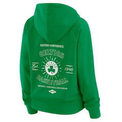Boston Celtics WEAR by Erin Andrews Women's Vintage Full-Zip Raglan Hoodie