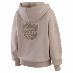 Sacramento Kings WEAR by Erin Andrews Women's Washed Pullover Crewdie