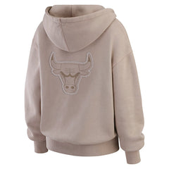 Chicago Bulls WEAR by Erin Andrews Women's Washed Pullover Crewdie