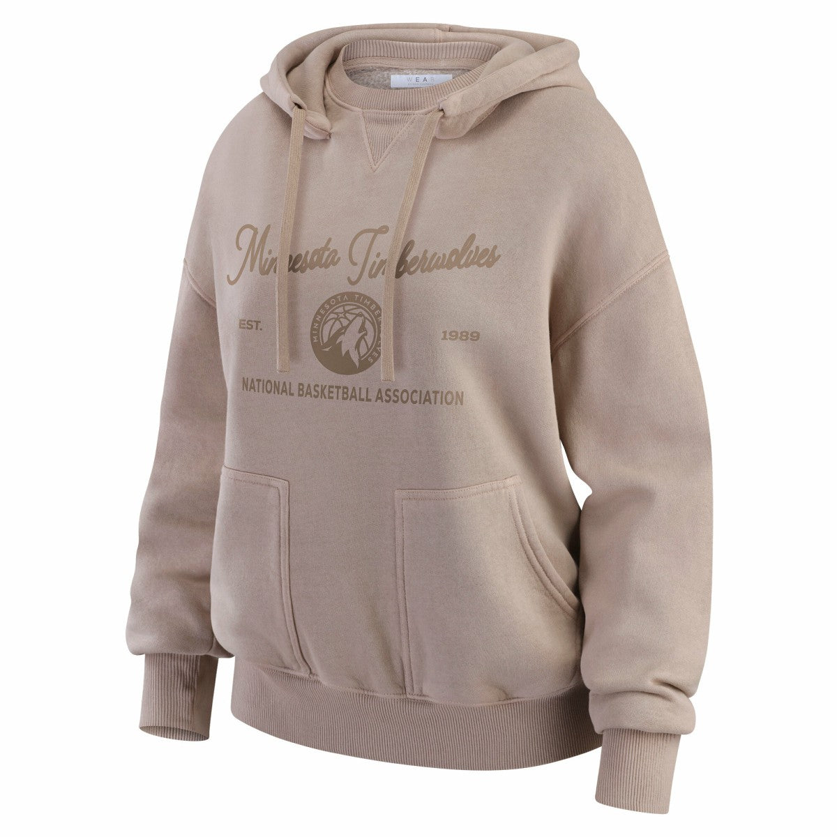 Minnesota Timberwolves WEAR by Erin Andrews Women's Washed Pullover Crewdie