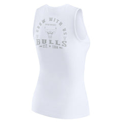 Chicago Bulls WEAR by Erin Andrews Women's Rib-Knit Henley Tank Top sale