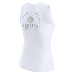Golden State Warriors WEAR by Erin Andrews Women's Rib-Knit Henley Tank Top sale