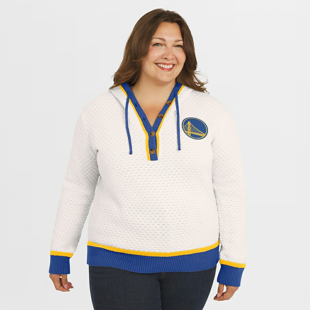 Golden State Warriors WEAR by Erin Andrews Women's Plus Size Hoodie Sweater sale