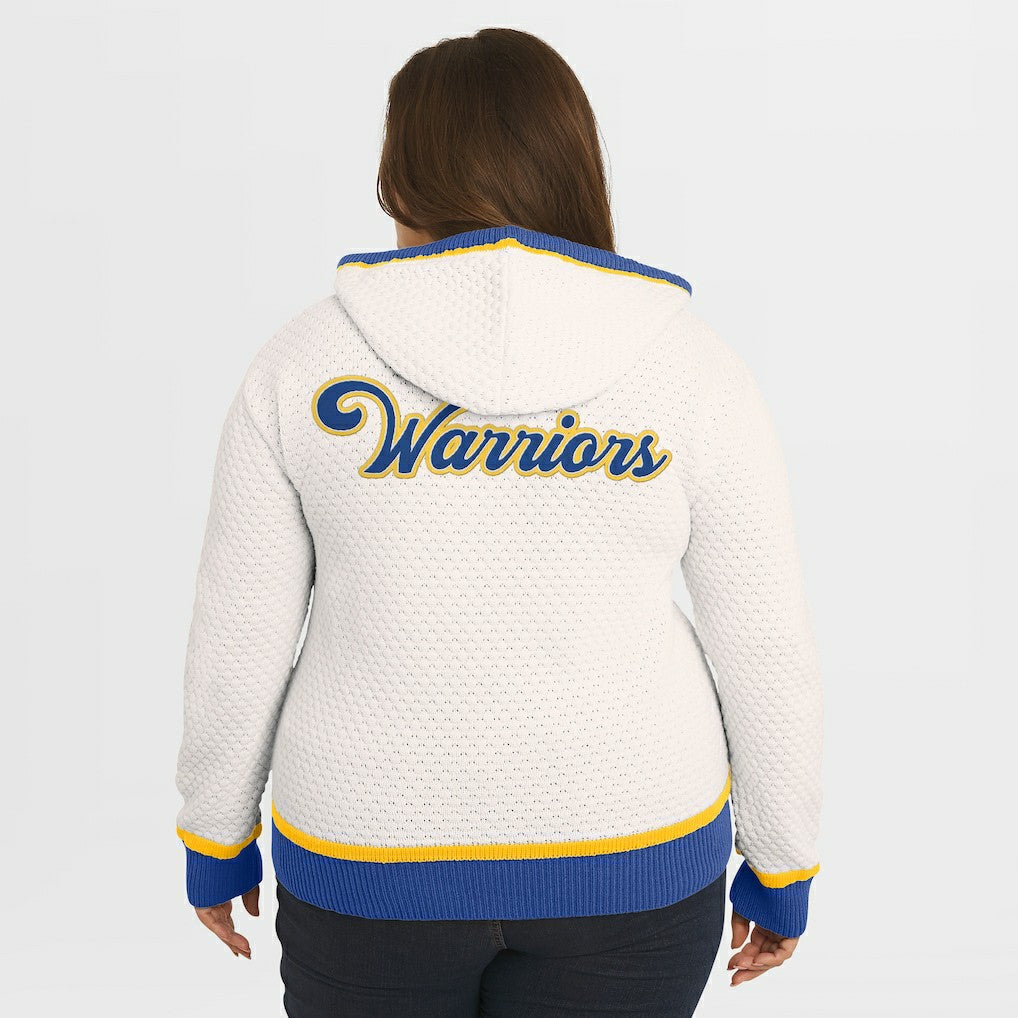 Golden State Warriors WEAR by Erin Andrews Women's Plus Size Hoodie Sweater sale