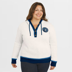 Minnesota Timberwolves WEAR by Erin Andrews Women's Plus Size Hoodie Sweater