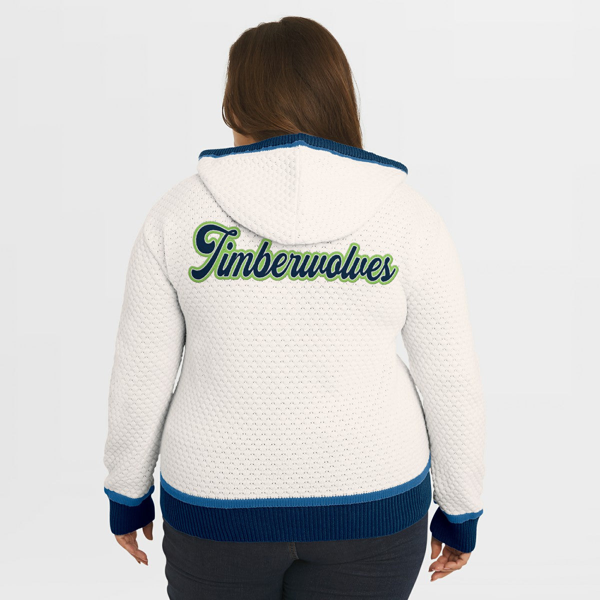 Minnesota Timberwolves WEAR by Erin Andrews Women's Plus Size Hoodie Sweater