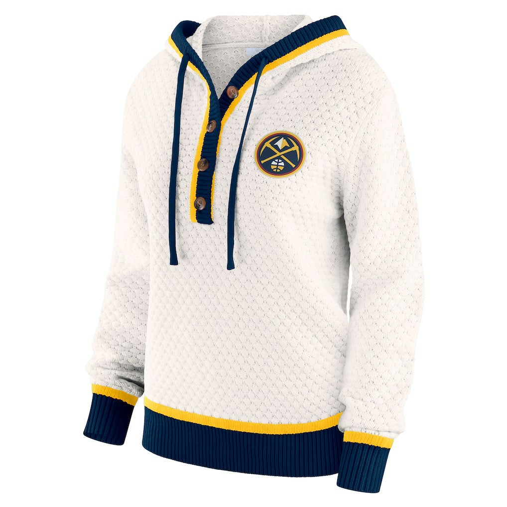 Denver Nuggets WEAR by Erin Andrews Women's Plus Size Hoodie Sweater sale