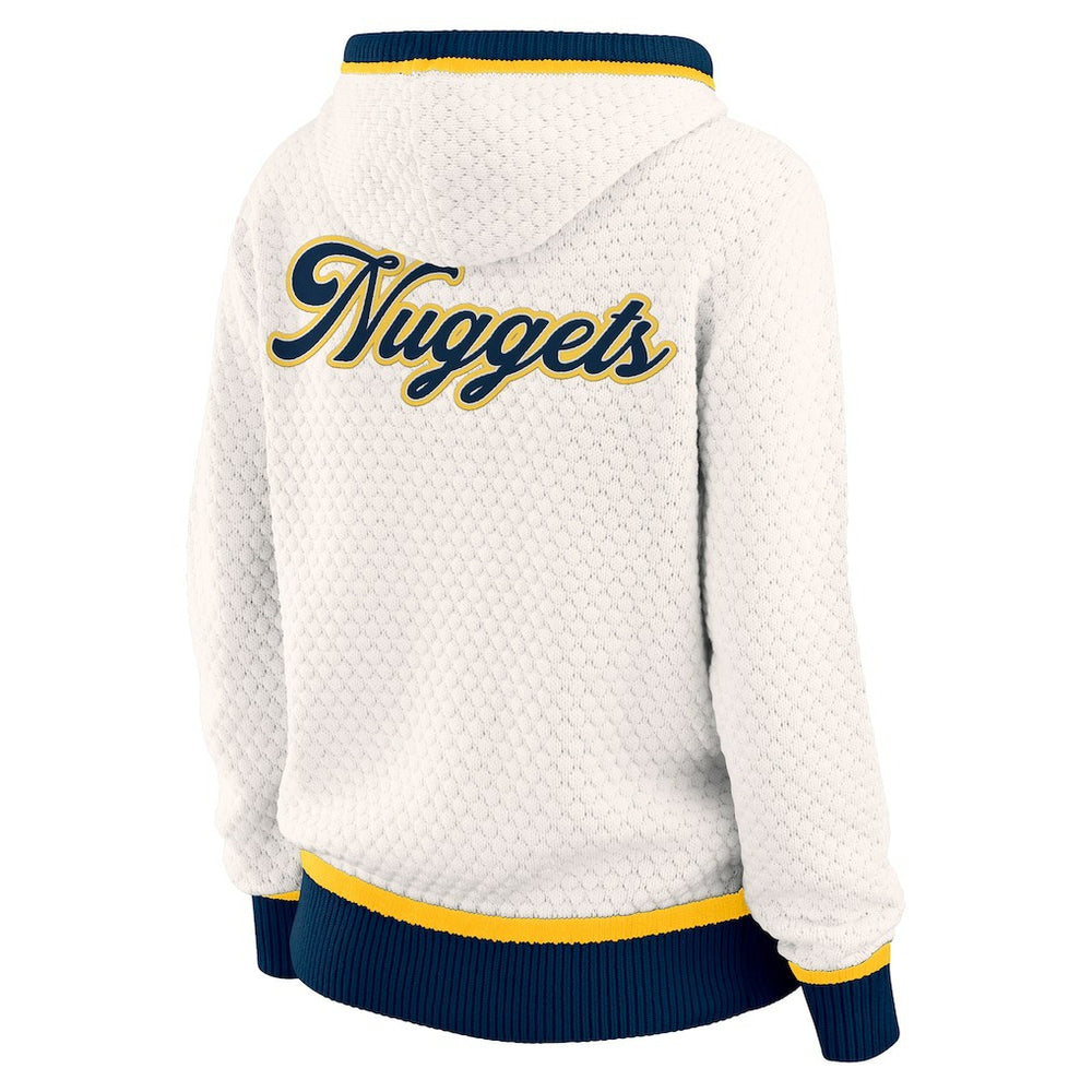 Denver Nuggets WEAR by Erin Andrews Women's Plus Size Hoodie Sweater sale