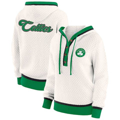 Boston Celtics WEAR by Erin Andrews Women's Plus Size Hoodie Sweater