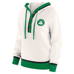 Boston Celtics WEAR by Erin Andrews Women's Plus Size Hoodie Sweater