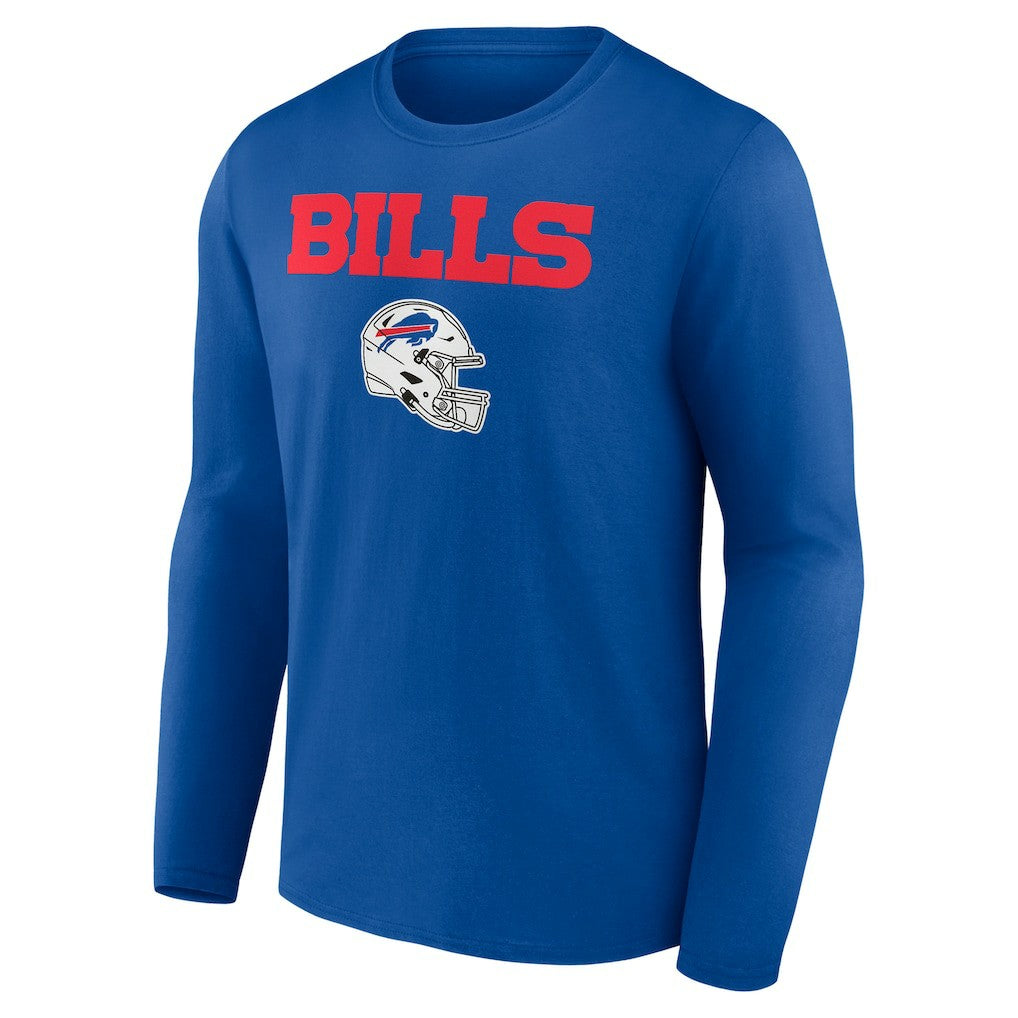 Keon Coleman  Team Wordmark Name & Number Long Sleeve T-Shirt - Buffalo Bills T-shirts