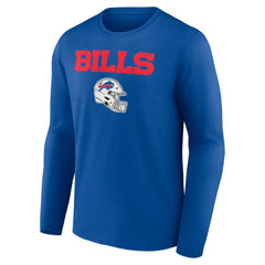 Keon Coleman  Team Wordmark Name & Number Long Sleeve T-Shirt - Buffalo Bills T-shirts